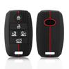Silicone Car Remote Key Case Cover Fob For Kia New Sedona Grand Carnival Snugly Sorento L580 Kia Doule Carnival Accessories
