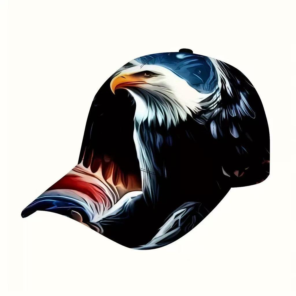 New animal print curved rubber cap personalized casual sunshade baseball cap outdoor cap men and women