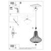 Elza hanging lamp