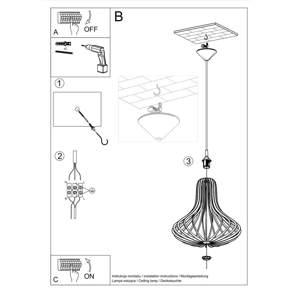Elza hanging lamp