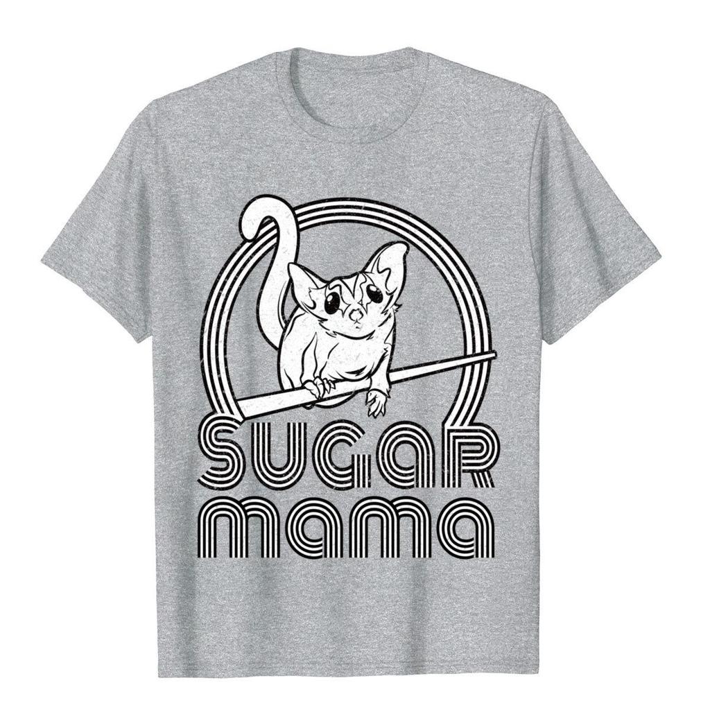 Sugar Mama Funny Sugar Glider Shirt For Sugar Glider Moms Cotton Men T Shirt Slim Fit Tops Shirts Brand New Normcore