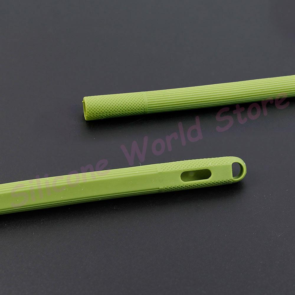 Силиконовый мир Силиконовый пенал Пенал с сенсорным экраном для Apple Pencil 2-го поколения Силиконовый защитный держатель Чехол Защитный от царапин Чехол