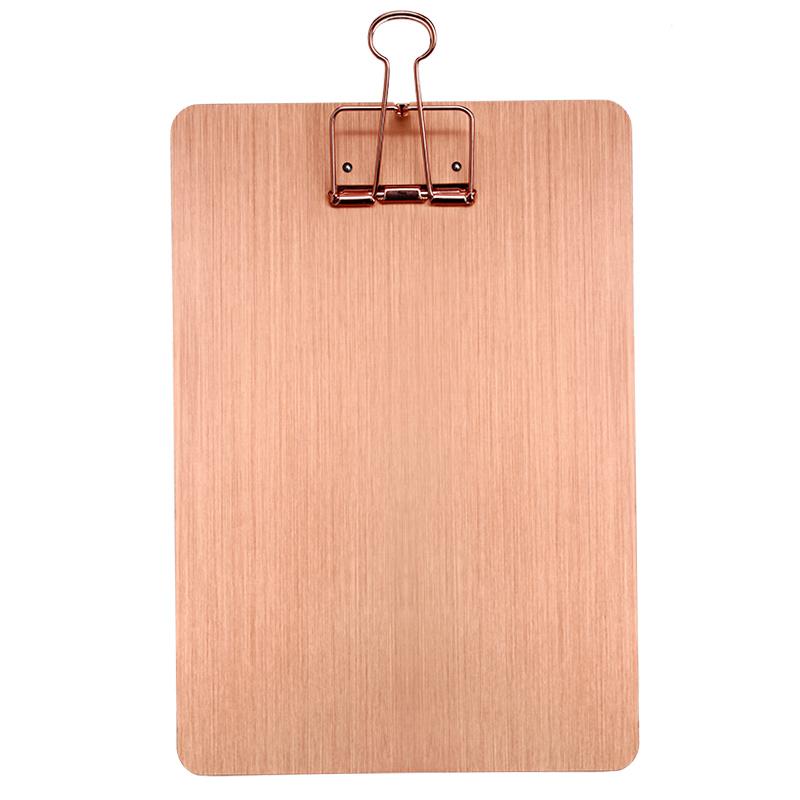 2025 Hot Sale Creative Aluminum Binder Clip A4/A5 Storage Clipboard Hot Sale Creative Aluminum Clip Folder Bag Board File Clip
