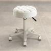 Стул-пулик вращающийся на колесиках, стул для красоты, вращающееся кресло для парикмахерской, кресло для маникюрного салона, рабочий стул на колесиках, бытовой круглый стул