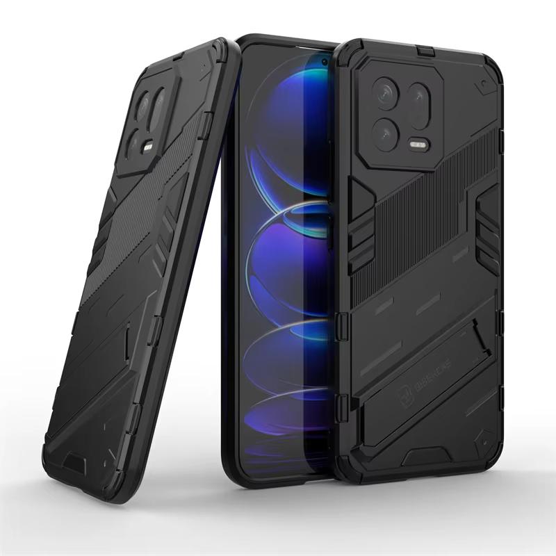 Для Xiaomi 13 Pro Чехол Задняя крышка Чехол для телефона Противоударный броня Анти-падение Усиление углов Защитные чехлы-подставки