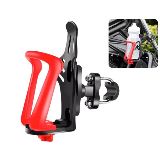 Держатель для бутылки с водой для велосипеда. Держатель для чашки для мотоцикла. Стабильная противоскользящая защита. Широкое применение. Простая установка. Кронштейн для бутылки с водой.