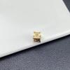 Квадратные бусины-разделители с высокой сохранностью цвета для DIY-браслетов из хрусталя, низания бусинных веревок для рукоделия.