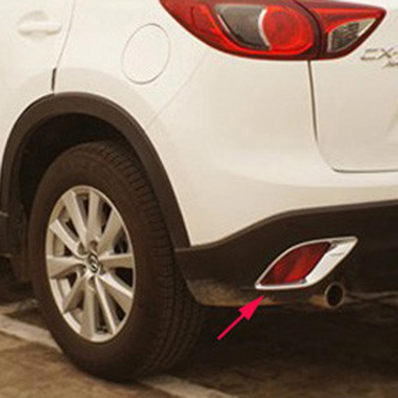 Хромированные накладки на задние противотуманные фары для Mazda CX-5 CX5 2012 2013 2014 2015 2016 Аксессуары для стайлинга автомобиля 2 шт.