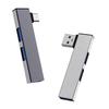 3-в-1 USB-док-станция OTG USB 3.0/Type-C 3.0 на 3 USB USB-хаб Type C Хаб Скорость 5,0 Гбит/с 3 порта для ПК Компьютера Ноутбука
