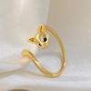 Vintage Fox Ring for Women Personality Swallow Frog Index Finger Rings Opening Adjustable Animal Jewelry Accessories Party Gifts
