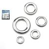 Steel Connecting Ring Pesca Lures Lead Jigging Fishing Rings Tackle Connector Snap Split Rings
