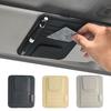 Car Sun Visor Organizer Multi-Pocket Pouch, Auto Interior Document Storage & Pen Holder, Solves In-Car Clutter & Lost Items