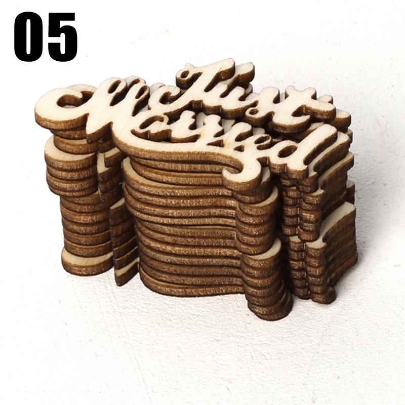 15 шт. украшения для дома, деревянные птицы, поделки для жениха, сделай сам, настольные конфетти, разбросанные любовные семейные письма