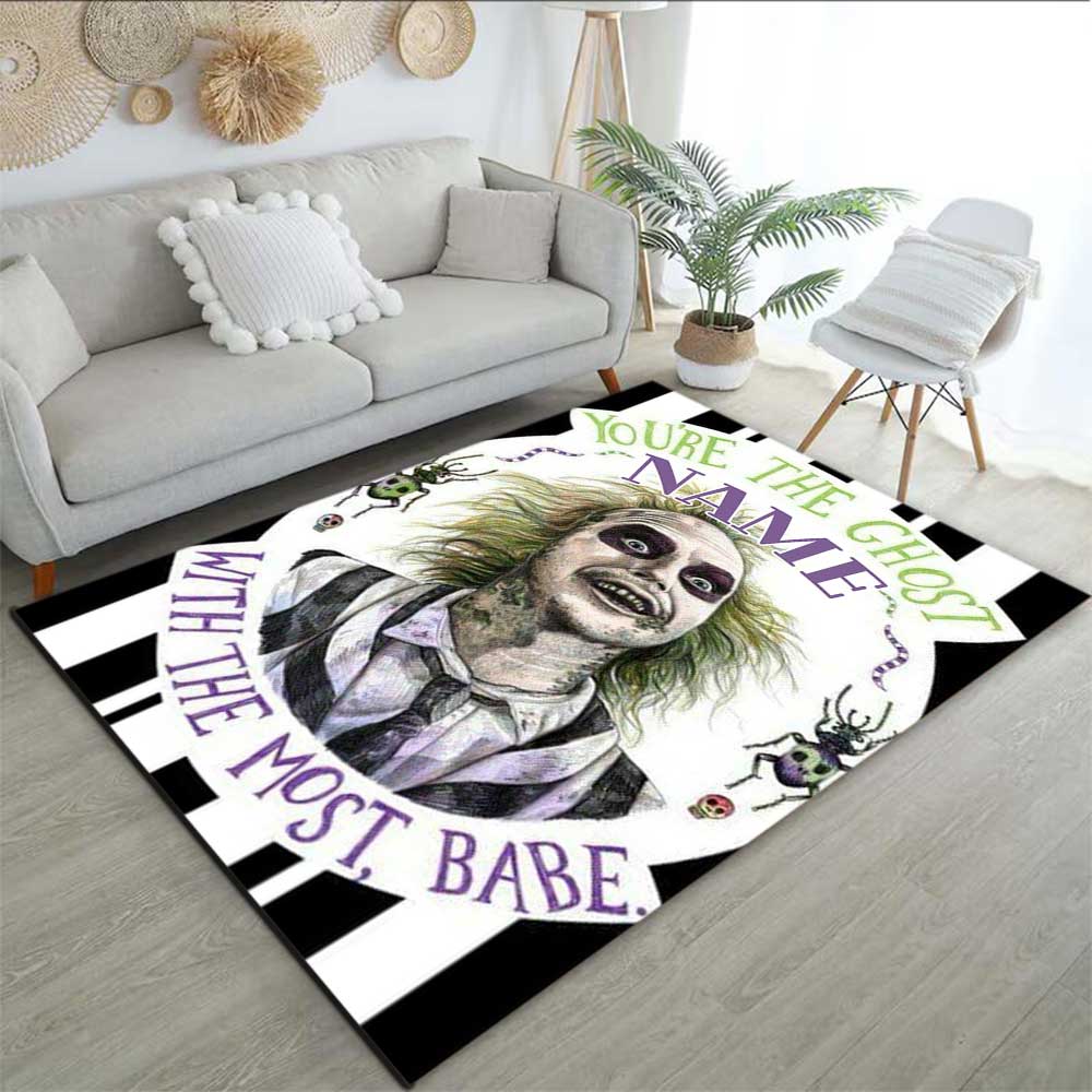 Warnermedia (9) Customize your name rug, office chair cushion, home bedroom living room gift.