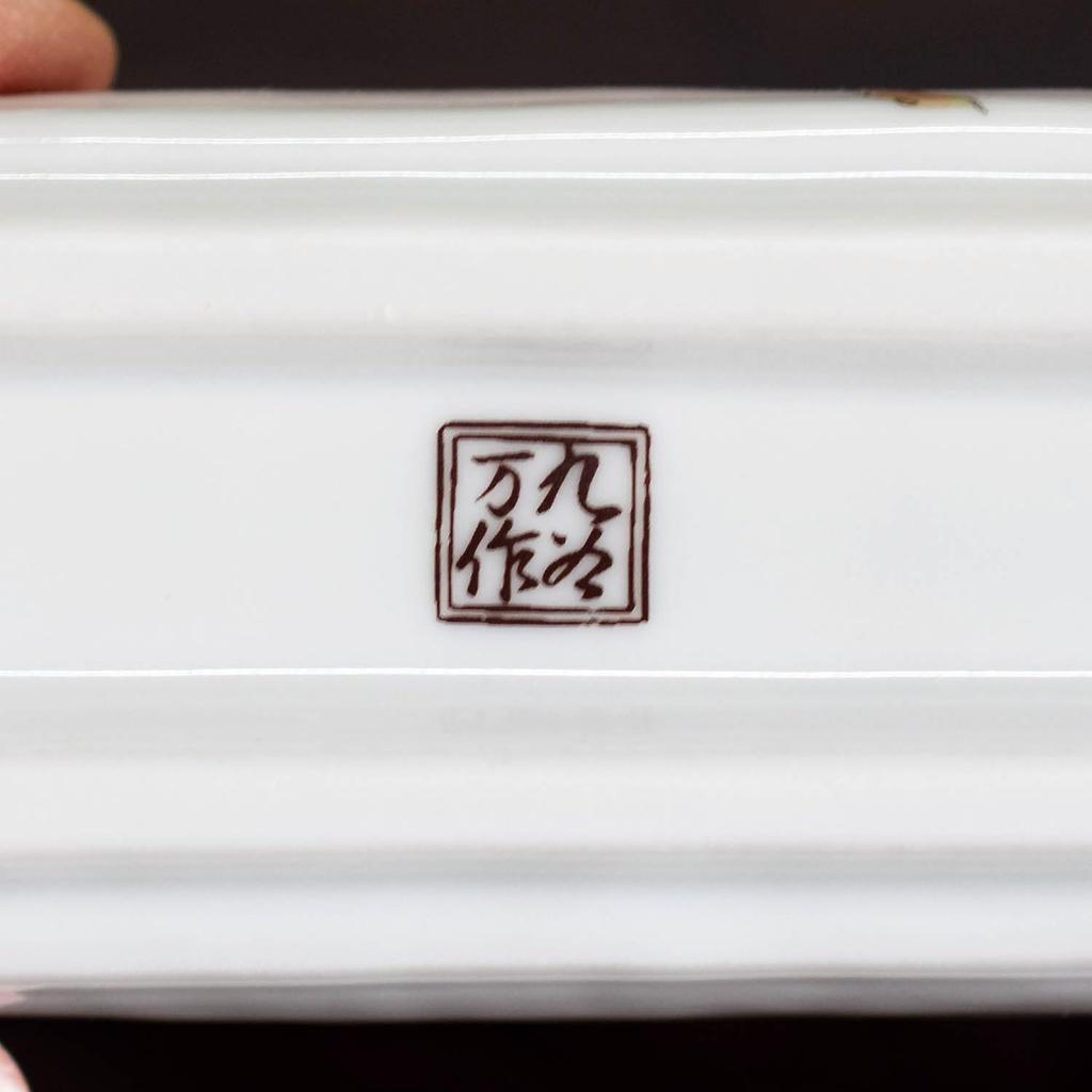 Стильная керамическая ваза с одним цветком от Waza no Kura Kutani Ware Murasaki Shikibu Interior, подарок на 60-й, 70-й, 77-й, 88-й день рождения.