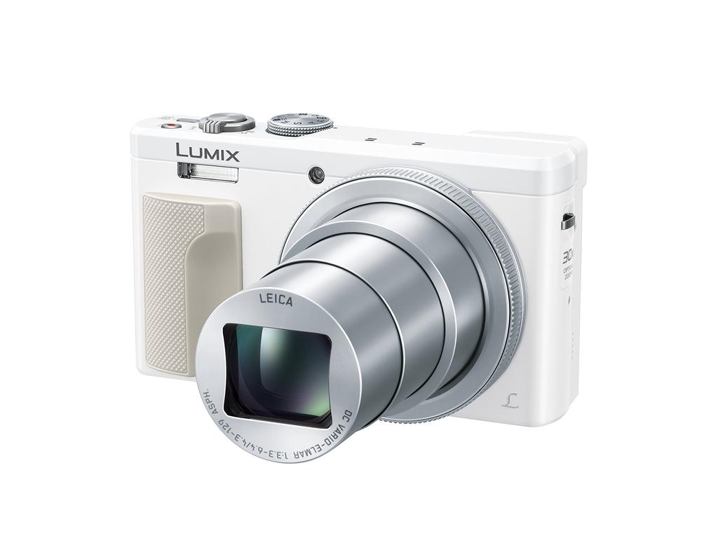 Panasonic Компактная цифровая камера Lumix TZ85, 30-кратный оптический зум, белая, (DMC-TZ85-W)