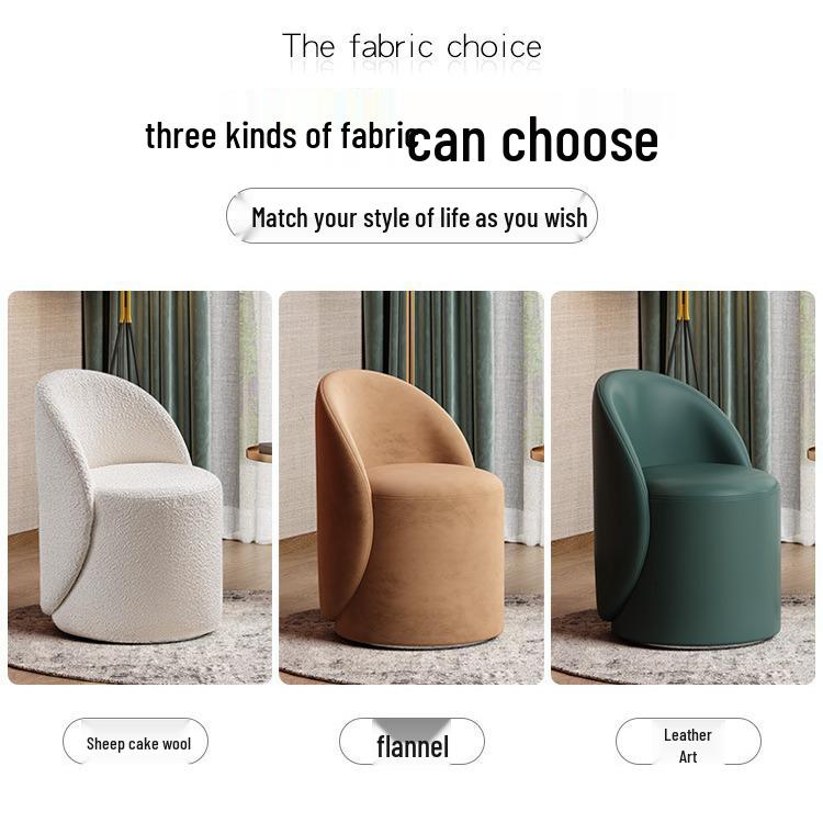 Вращающийся туалетный столик с отправкой в день заказа: Минималистичное кресло для макияжа/нейл-арта для спальни девочки со спинкой