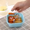 10Pcs/Box Eye Fruit Fork Food Grade Plastic Mini Cartoon Kids Cake Fruit Toothpick Bento Lunch Bento Accessories Party Decor