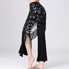 Triangle Shape Dance Waist Chain Mesh Fabric Tassel Hip Scarf  Belly Dance Performance