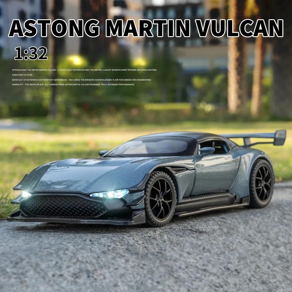 1:32 Aston Martin VULCAN спортивный автомобиль имитация литой металлический сплав модель автомобиля звук свет инерционный механизм коллекция детские игрушки подарки