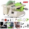 1380W Electric Table Saw Jewelry Rock Polishing Buffer Lathe Polisher 220V