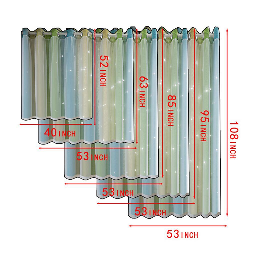 Звездные шторы Звезды Блэкаут шторы для детской комнаты девочки гостиной Красочные двухслойные звездные оконные шторы