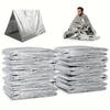 4/10pcs Emergency Thermal Blankets, 52" X 82", Outdoor Survival Equipment