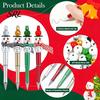 Unique Holiday Souvenirs for Friends 8PCS Christmas DIY Beadable Pens Kit, Snowman Wooden Beads Stationery, Winter Theme Stationery Supplies