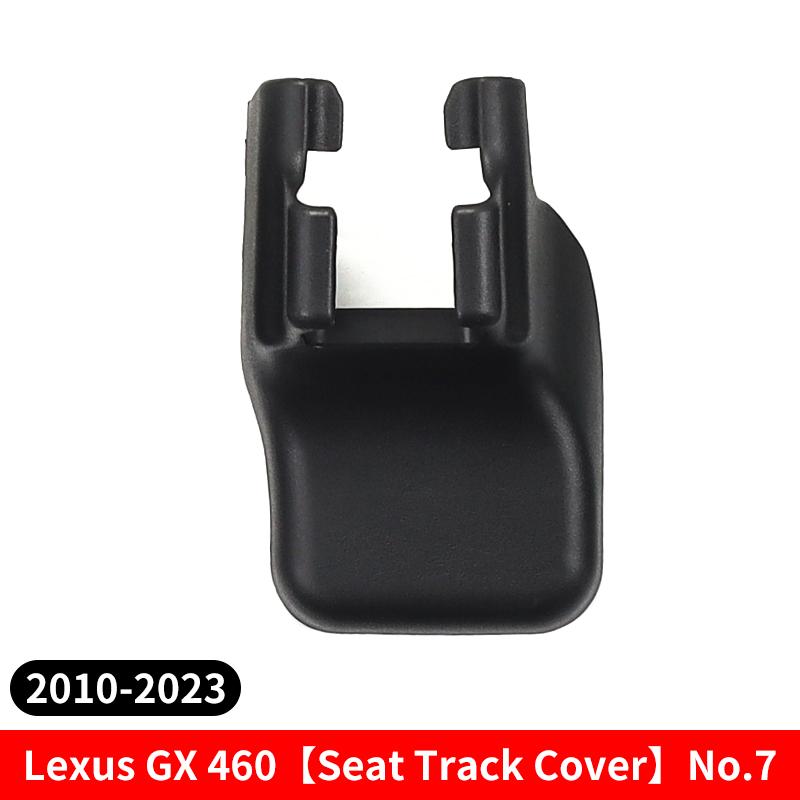 For 2010- Lexus GX 460 Seat track Protective cove interio upgrade Seat Slide Cover Replace Accessories Car Tools Tuning