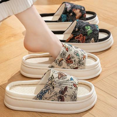 Модные домашние женские тапочки и сандалии Мягкая обувь Платформа Шлепанцы Sabot House Мультфильм Аниме Гостиная Kawaii В помещении Милые Eva