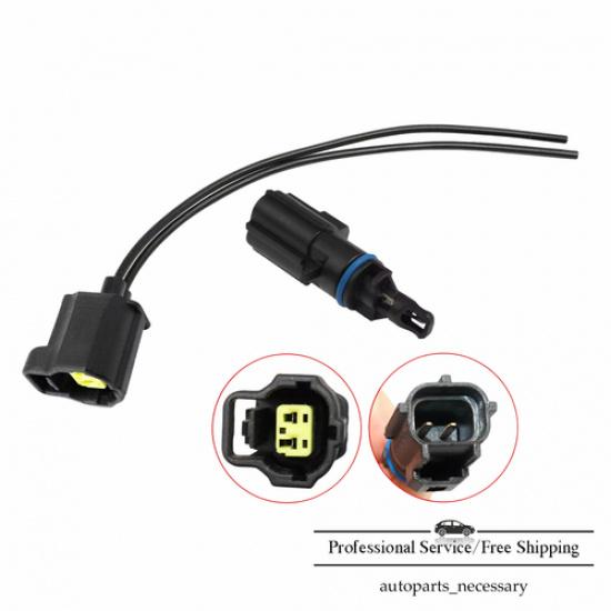 Fits For Chrysler Dodge Jeep Ram New Intake Air Temperature Sensor W/Connector