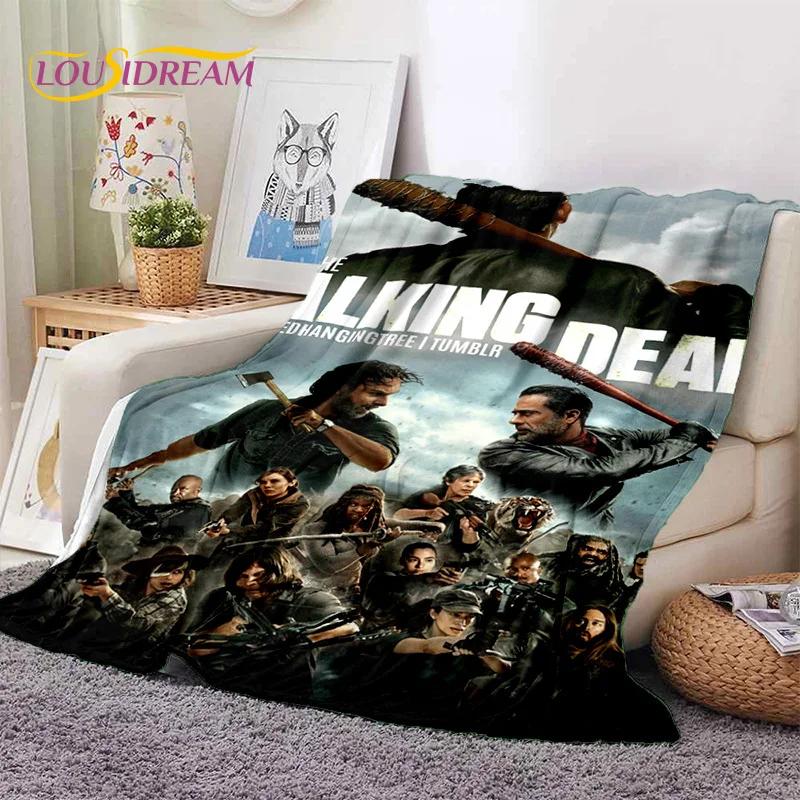 The Walking Dead Lincoln TWD Soft Flannel Blanket for Beds Bedroom Sofa Picnic,Throw Blanket for Cover Outdoors Leisure Nap Gift