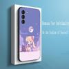 Magical Girl Warrior classic anime pattern Phone Case For Samsung Galaxy S26 S25 S24 S23 S22 S21 Plus Ultra Note20 Soft Black