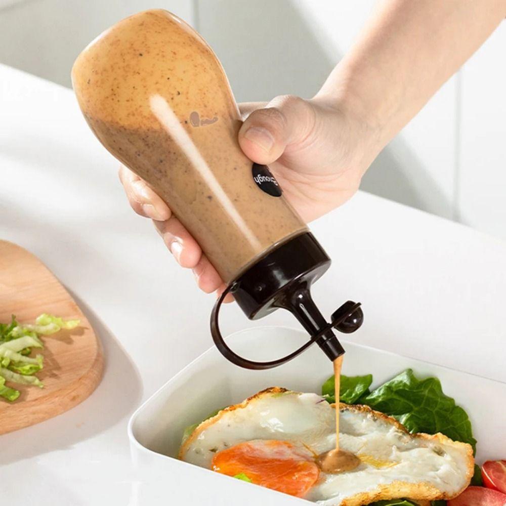 1Pcs Seasoning Hot Sauces Olive Oil Condiment Bottles Squirt Container Bottle