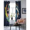 Sporty Astronaut Skateboard Window Curtains for Living Room Bedroom Curtain Modern Kitchen Blinds Drapes Curtains