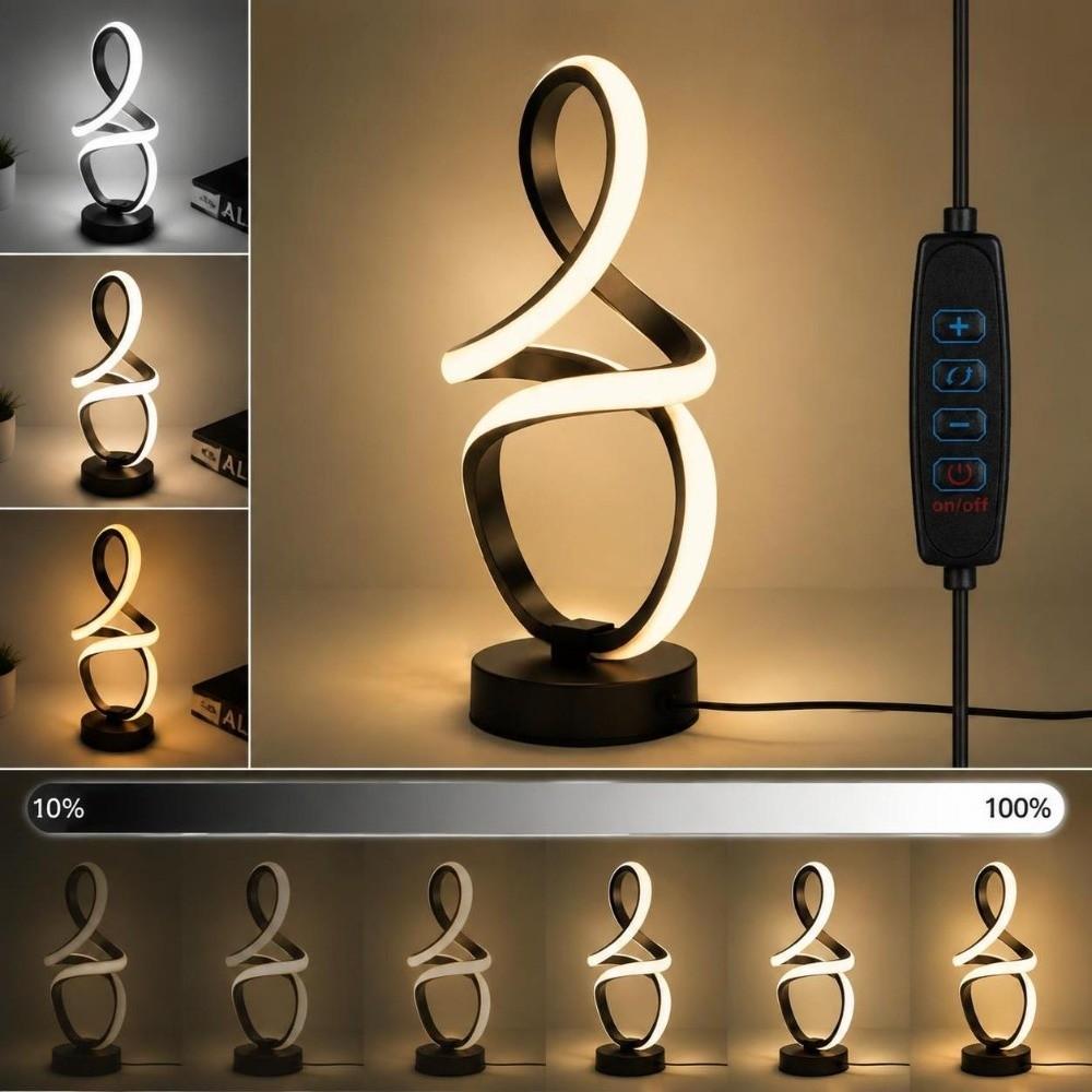 USB Powered Desk Lamp 8W Nightstand Lamp Portable Bedside Lamp Living Room