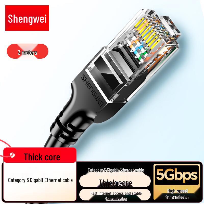 Shenwei CAT6 Gigabit Ethernet Patch Cable