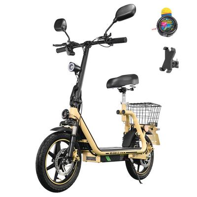 Электросамокат с сиденьем TWOFISH M5-Elite-E 14" шина 500 Вт мотор 48 В 13 Ач аккумулятор Макс. скорость 40 км/ч Макс. запас хода 30 км Сертифицирован EEC