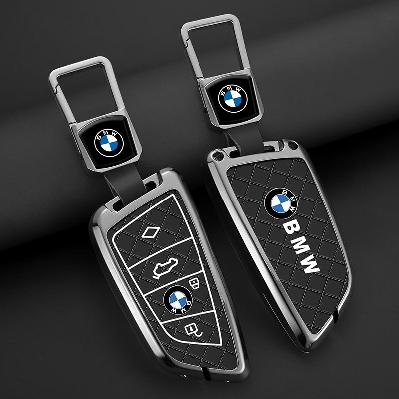 MURF1 Car Key Case Cover For BMW 2 3 5 7 Series 6GT X1 X3 X5X6 F45 F46 G20 G30 G32 G11 G12 F48 F85 G01 F15 F16 F86 Keyless Accessories