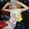 VAYLA Y2k Harajuku Streetwear T Shirts Women Japanese Fashion Kawaii Sweet Cartoon Print Slim Sexy Tees Tops Soft Gril Summer
