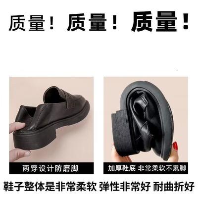 Женские туфли-лодочки весна 2025 новая мягкая кожа маленькие кожаные туфли женские рабочие туфли на мягкой подошве лоферы в британском стиле женские