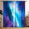 2-х компонентные шторы с принтом Galaxy Tree Shadow, полузатемняющие шторы с карманами для спальни, гостиной, кабинета, кухни - современные