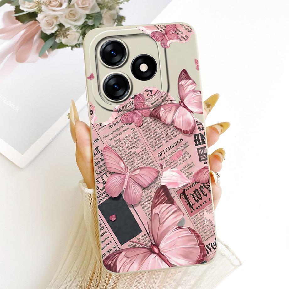 Роскошный модный чехол-картина для Tecno Spark 10 10C 10 PRO KI5k KI5q KI7, задняя крышка, жидкий силикон, мягкий бампер, противоударный
