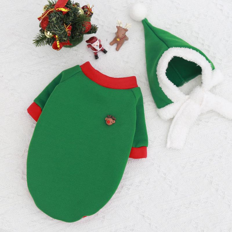 2025 Hoodies Dog Clothes Pet Cat Christmas Winter Sweatshirt Chihuahua Dog Coat Clothing Winter Pet Puppy Clothes Vest Jacket
