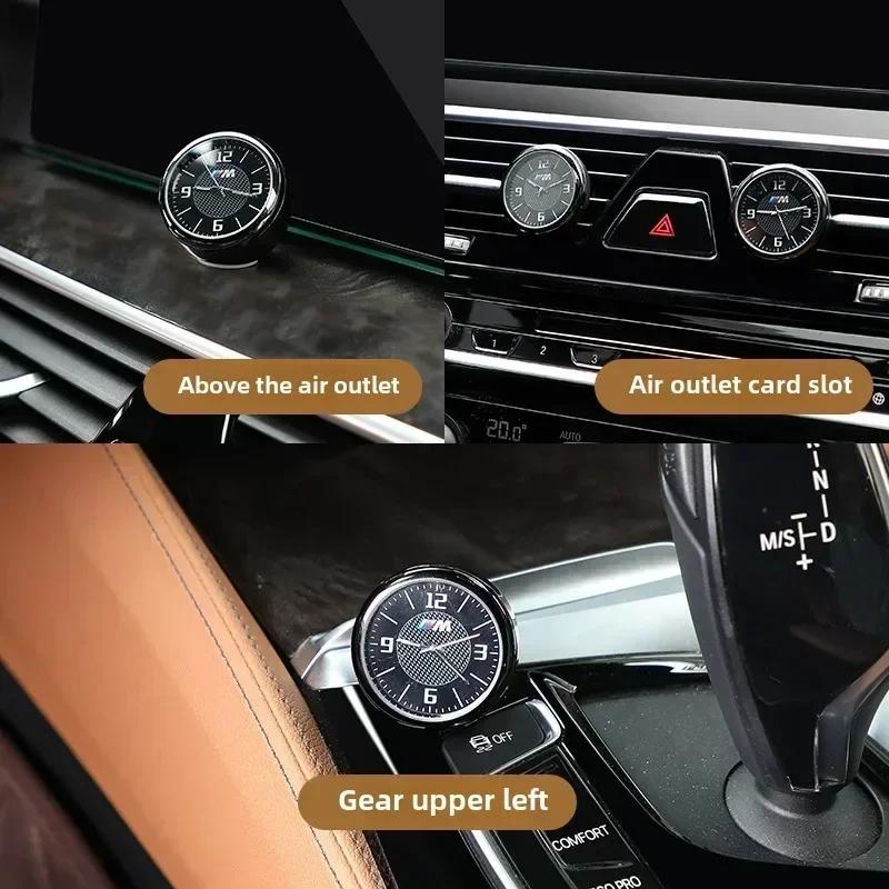 LMHKH1 Наклейка на автомобиль Горячая Для BMW Автомобильные детали интерьера мини Часы Электронные кварцевые часы для автомобиля Для BMW M E46 E90 E60 F30 F10 E39 E36