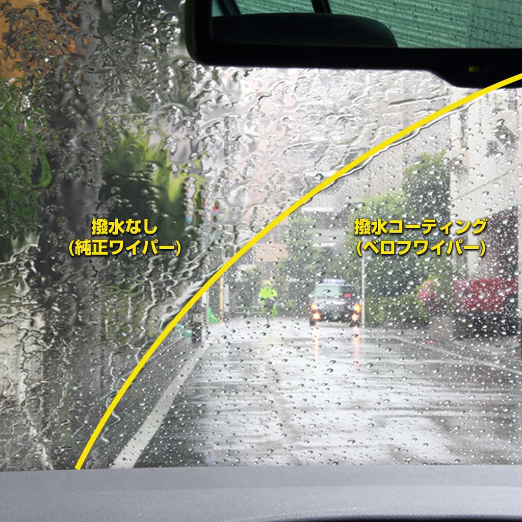 BELLOF CBW700 27.6 Inches (700 Mm) Wiper Ultra Repellent Carbon Wiper Design Wiper U-Shaped Hook Type Only