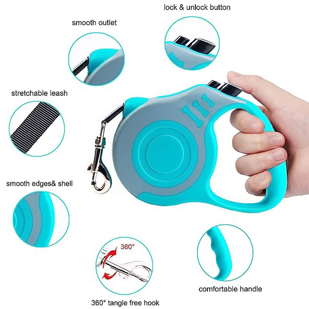 Retractable Dog Leash For Small Medium Dogs Cats Outdoor Walking Puppy Nylon Traction Rope Chihuahua Yorkshire Strong Leash Lead