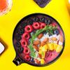 Набор мисок для лапши с крышкой и ручками, двухслойная термоизолированная, для микроволновой печи, с палочками и ложкой