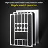 Защитная наклейка для велосипеда, устойчивая к царапинам, защитная пленка для рамы горного велосипеда и передней вилки, защитная лента для рамы цепи.