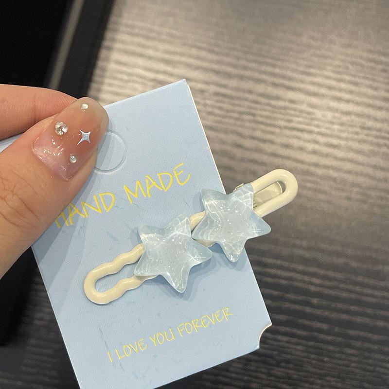 Детская заколка-уточка, маленькая заколка-зажим, шпилька, головной убор, милая заколка-облако, девочка, звезда, заколка для челки на бок